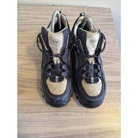 Timberland Pro Steel Toe Work Shoes Women's Sz 9.5 Blue Grey Sneakers - Picture 4 of 11